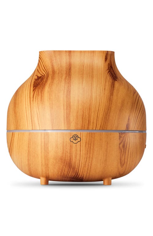 Serene House Mist Faux Wood Ultrasonic Aroma Diffuser In Brown