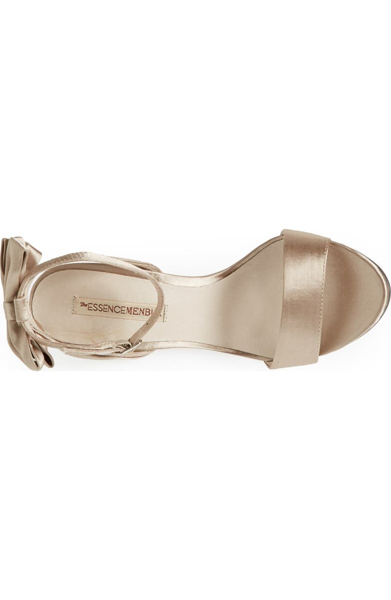 Menbur 'Milan' Satin Sandal, Alternate, color,