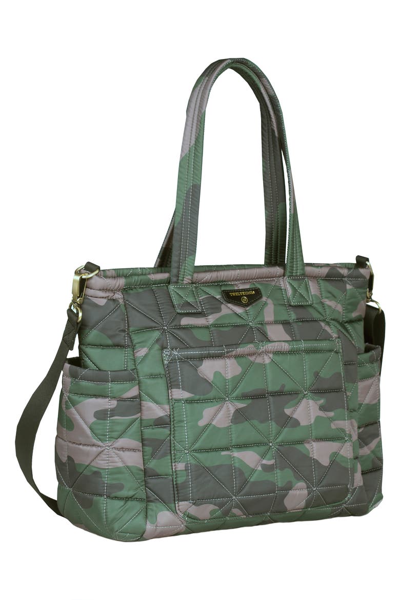 Love Water Resistant Diaper Tote, Alternate, color, CAMO PRINT