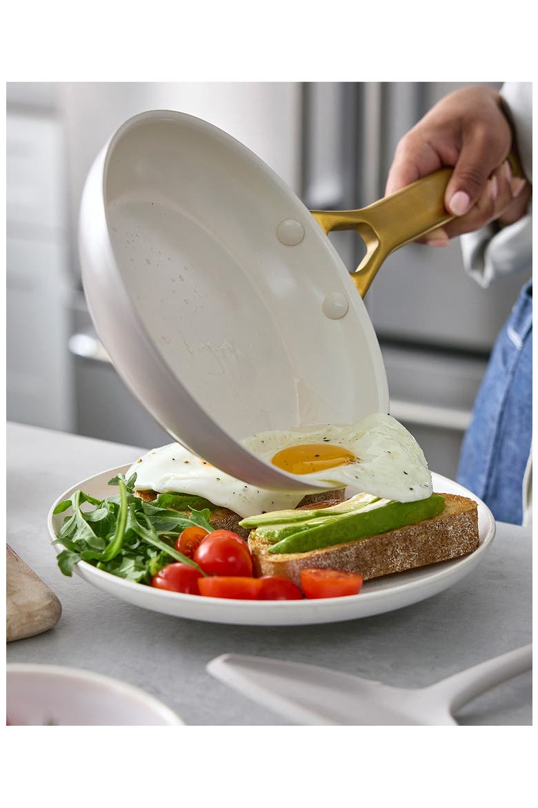 Reserve 8-Inch Ceramic Nonstick Frying Pan, Alternate, color, TAUPE