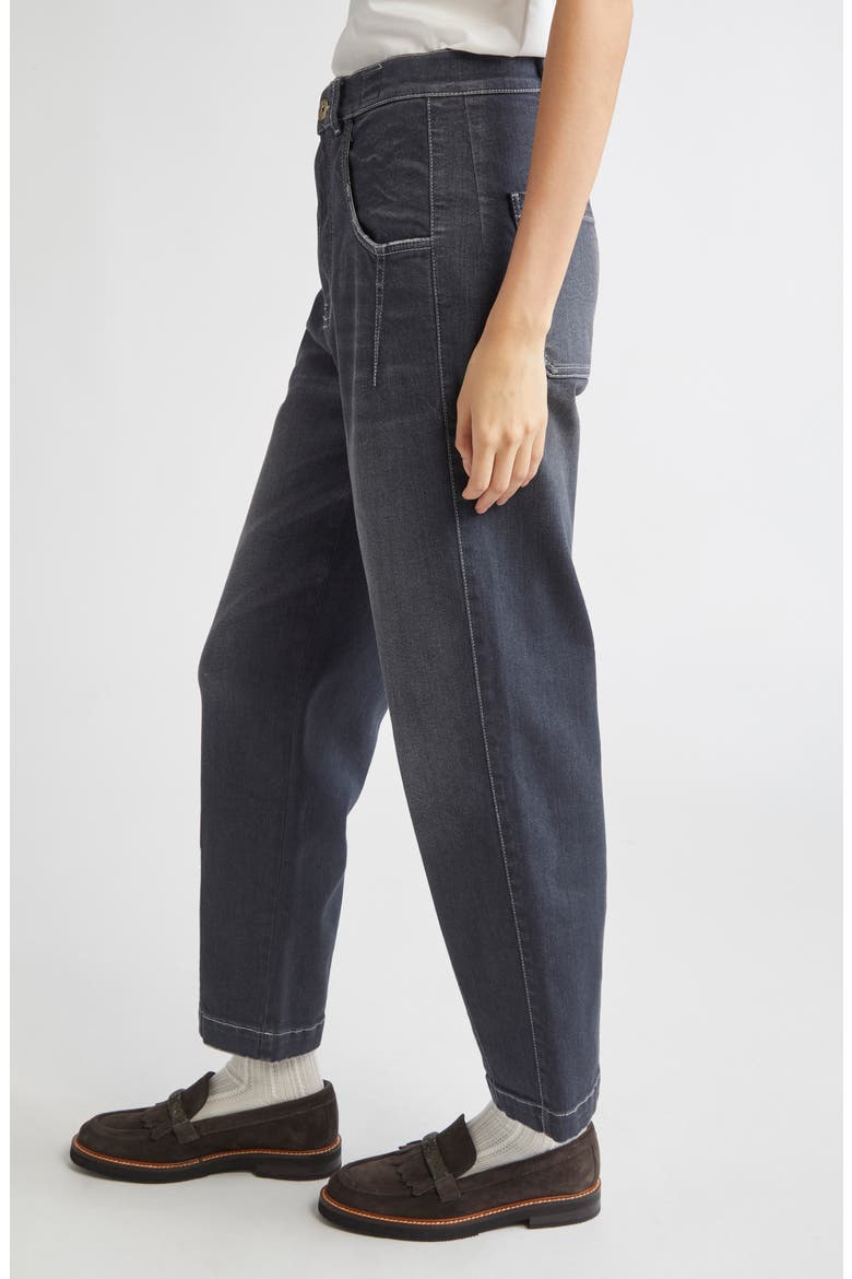 Crop Straight Leg Jeans, Alternate, color, 08N ZUCCHERO