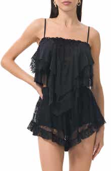 AFRM Aimee Ruffle & Lace Camisole