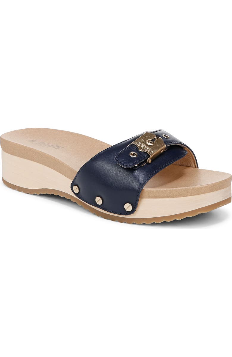 Dr. Scholl's Original Too Platform Sandal, Main, color, Navy