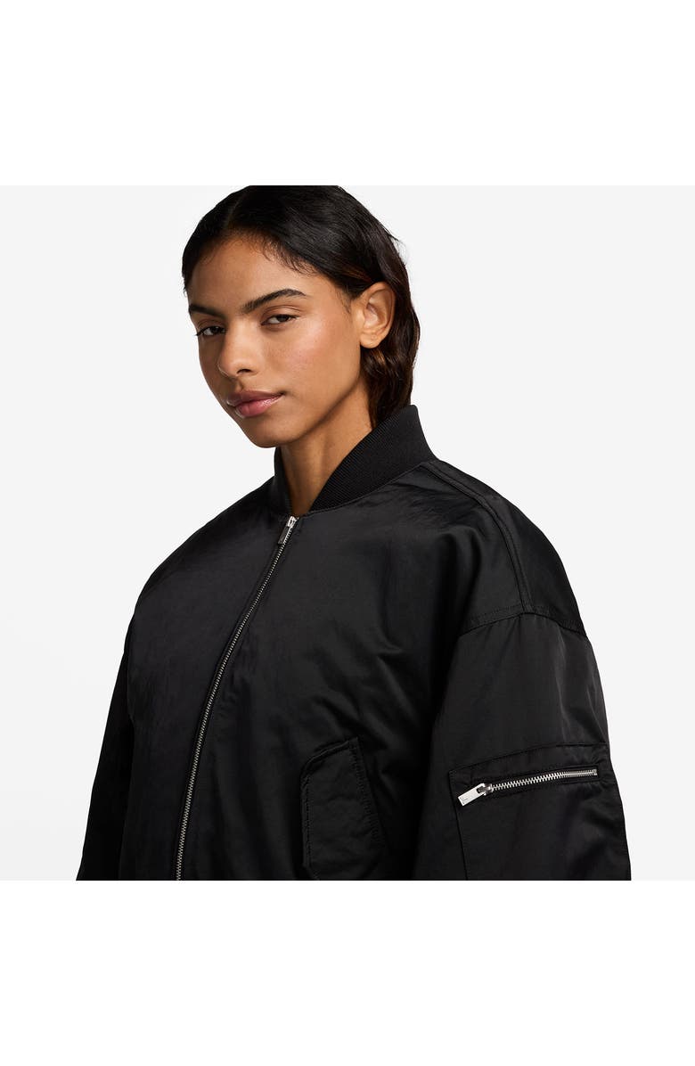 Jordan Renegade Nylon Bomber Jacket, Alternate, color, 