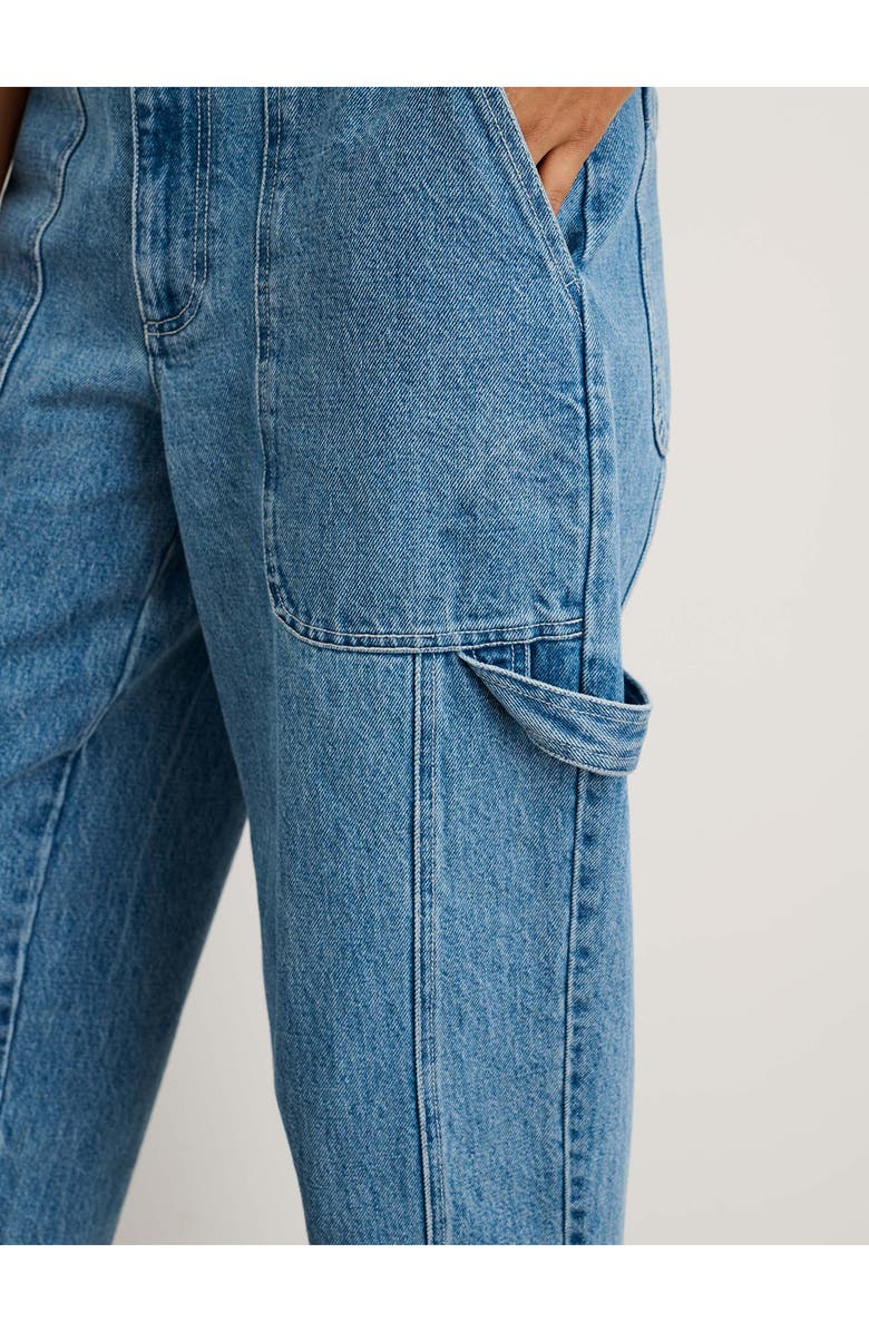 Alex Mill Phoebe Straight Leg Cargo Jeans, Alternate, color,