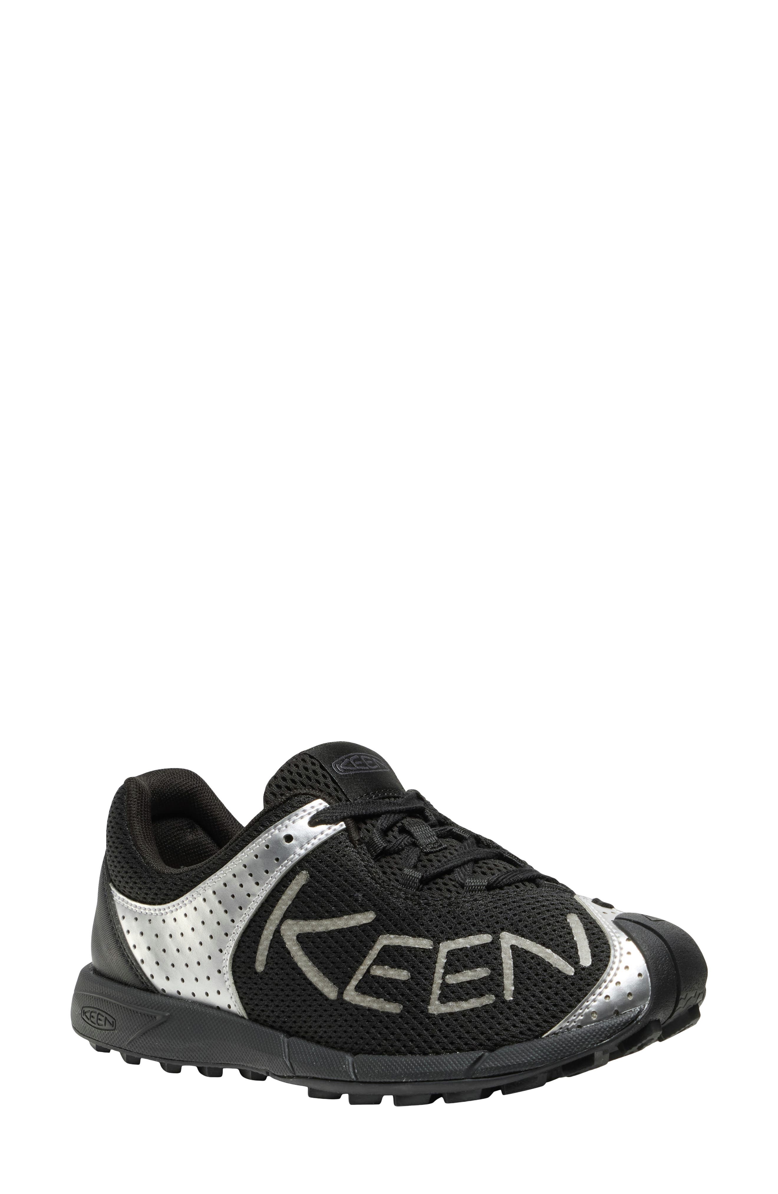 A86-W Running Shoe, Main, color, BLACK/SILVER