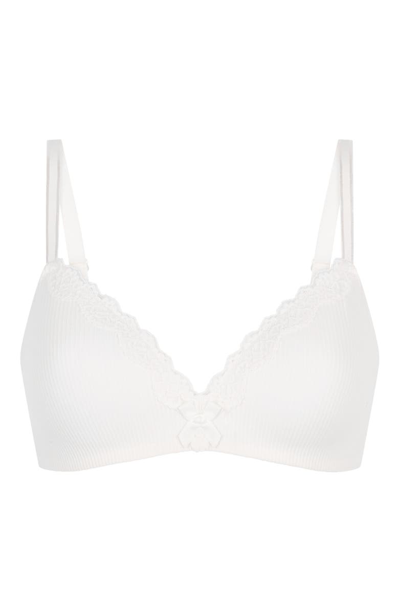 Hunkemöller Lola Padded Non-Wired Bra, Alternate, color, Snow White