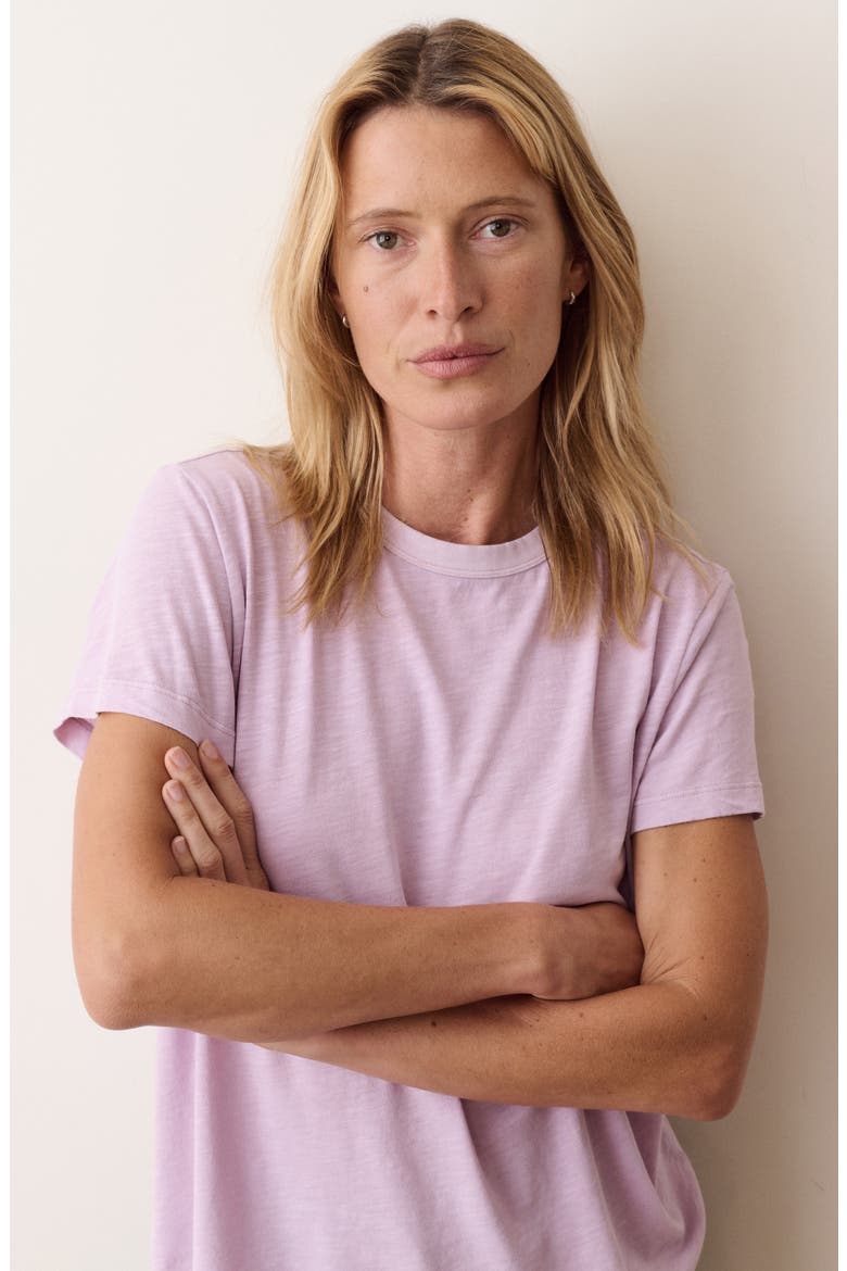 Tried & True Crewneck T-Shirt, Alternate, color, LILAC