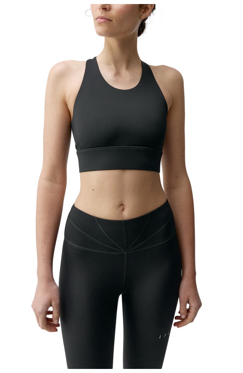 Born Living Yoga Prida High Support Performance Sport Top, Main, color, Black