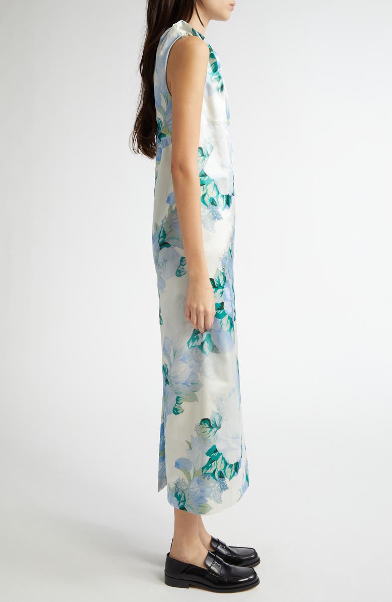 Meryll Rogge Floral Print Gathered Dress, Alternate, color, 