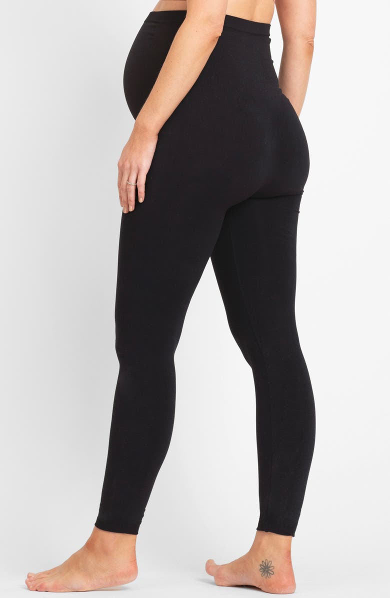 Seraphine Seamless Over the Bump Maternity Leggings, Alternate, color, 