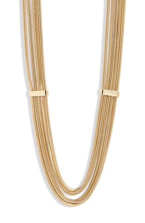 Snake Chain Layered Necklace