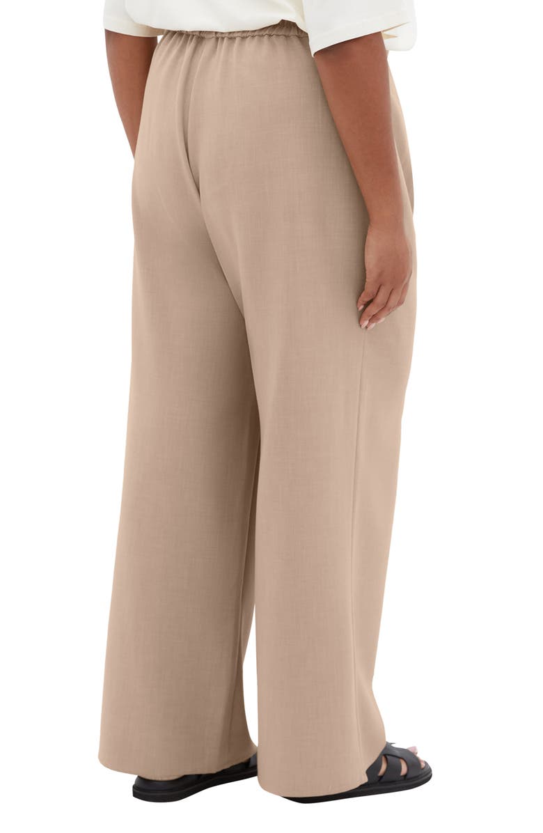 City Chic Tori Front Pleat Wide Leg Pants, Alternate, color,