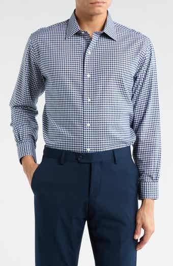 Brooks Brothers Gingham Print Non-Iron Regular Fit Dress Shirt