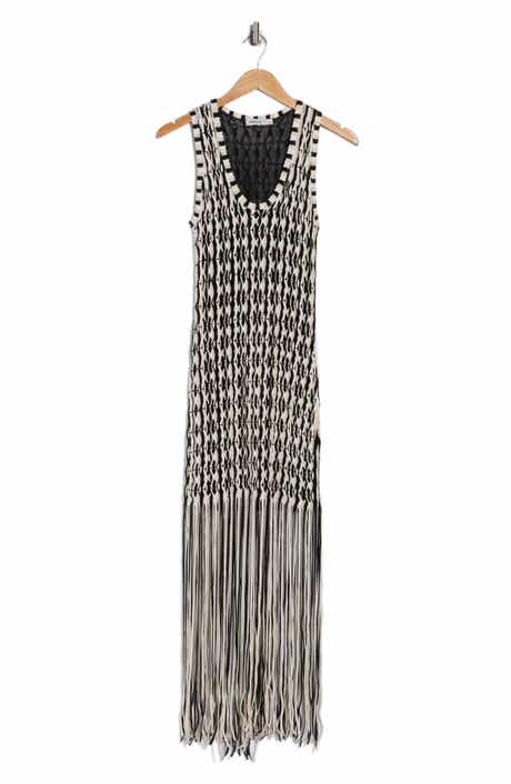 Simkhai Sonia Fringe Tank Dress