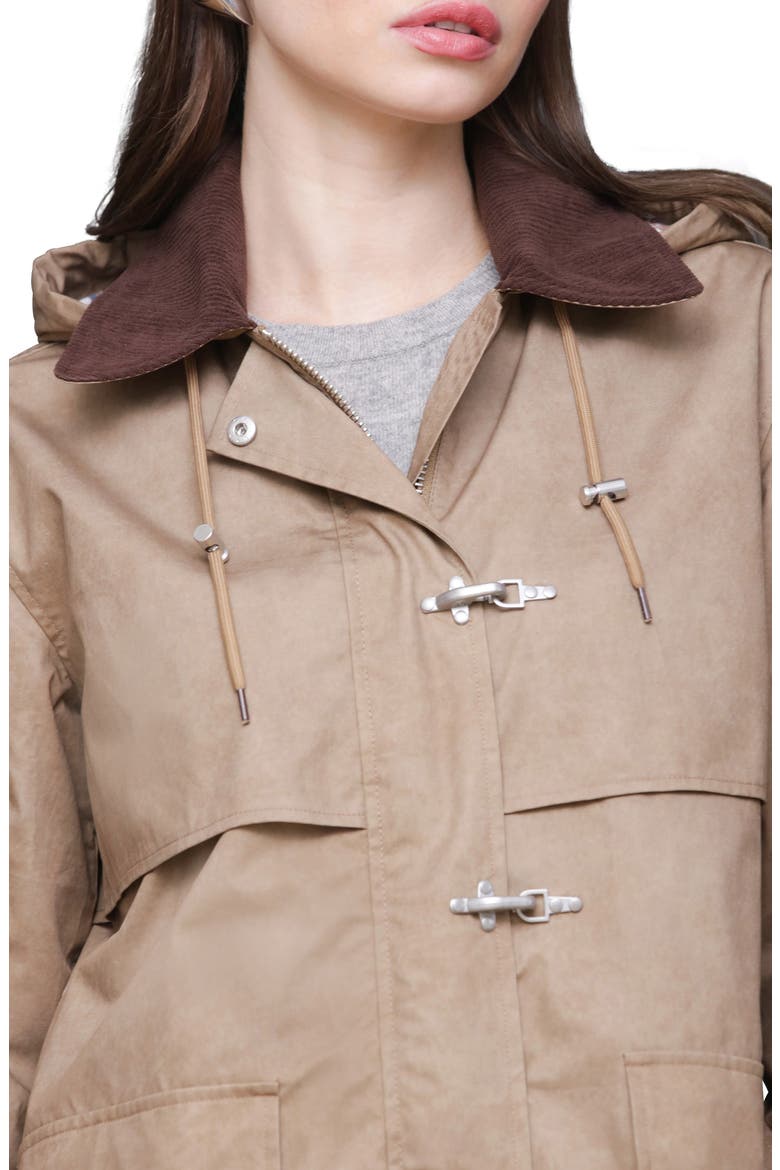 Heritage Hooded Raincoat, Alternate, color, HEIRLOOM