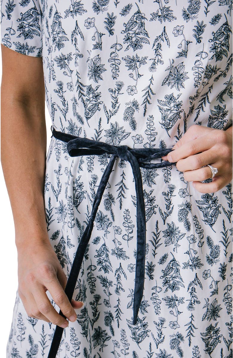 Hope & Henry Women's Pleated Sleeve Woven Dress, Alternate, color,