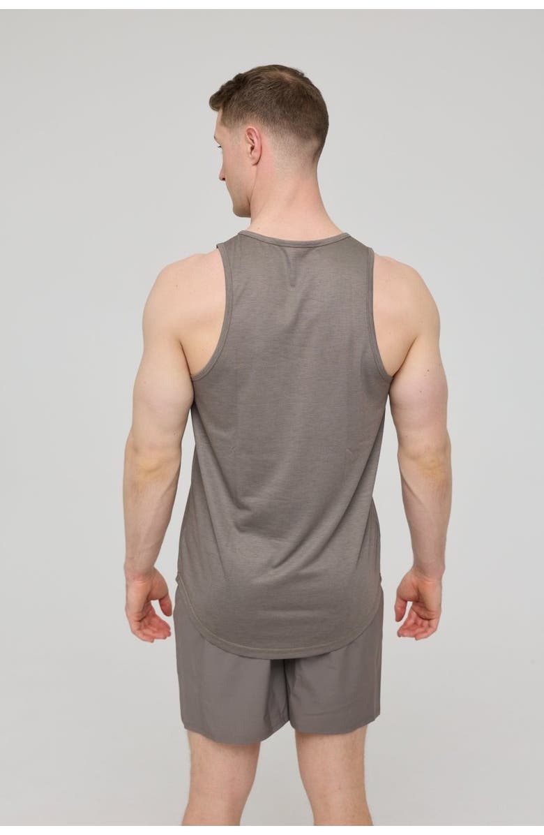 OOSC Elite Activewear Tank Khaki - Men's, Alternate, color, Khaki