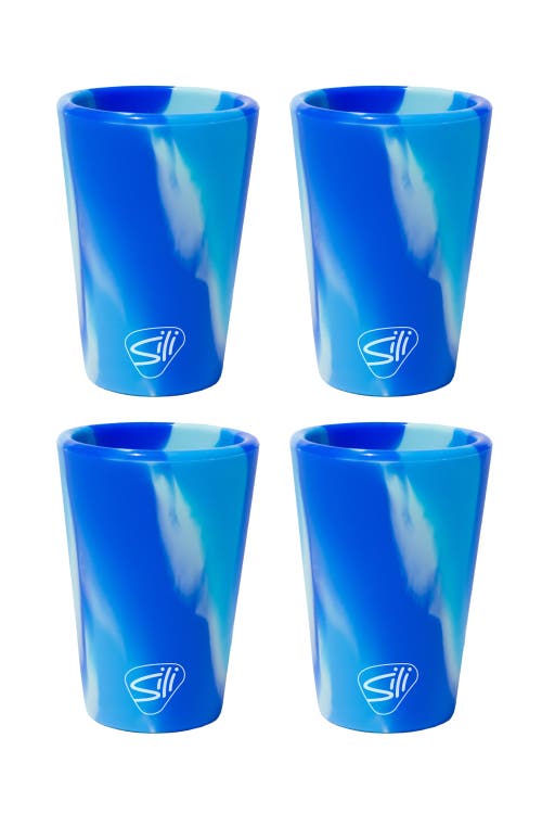 Silipint Silicone Shot, Pack Of 4 In Blue