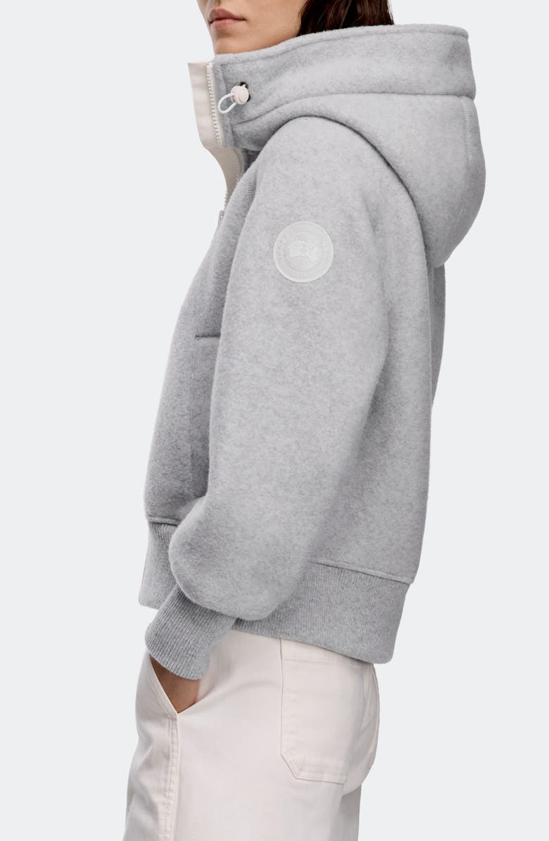 Canada Goose Chilliwack Kind Fleece Bomber, Alternate, color, Sliverbirch Heather