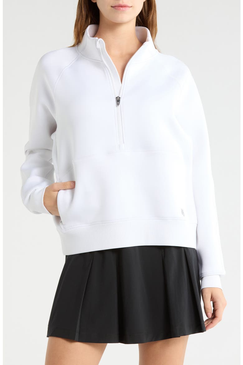 Kristina Half Zip Sweatshirt, Main, color, ARCTIC