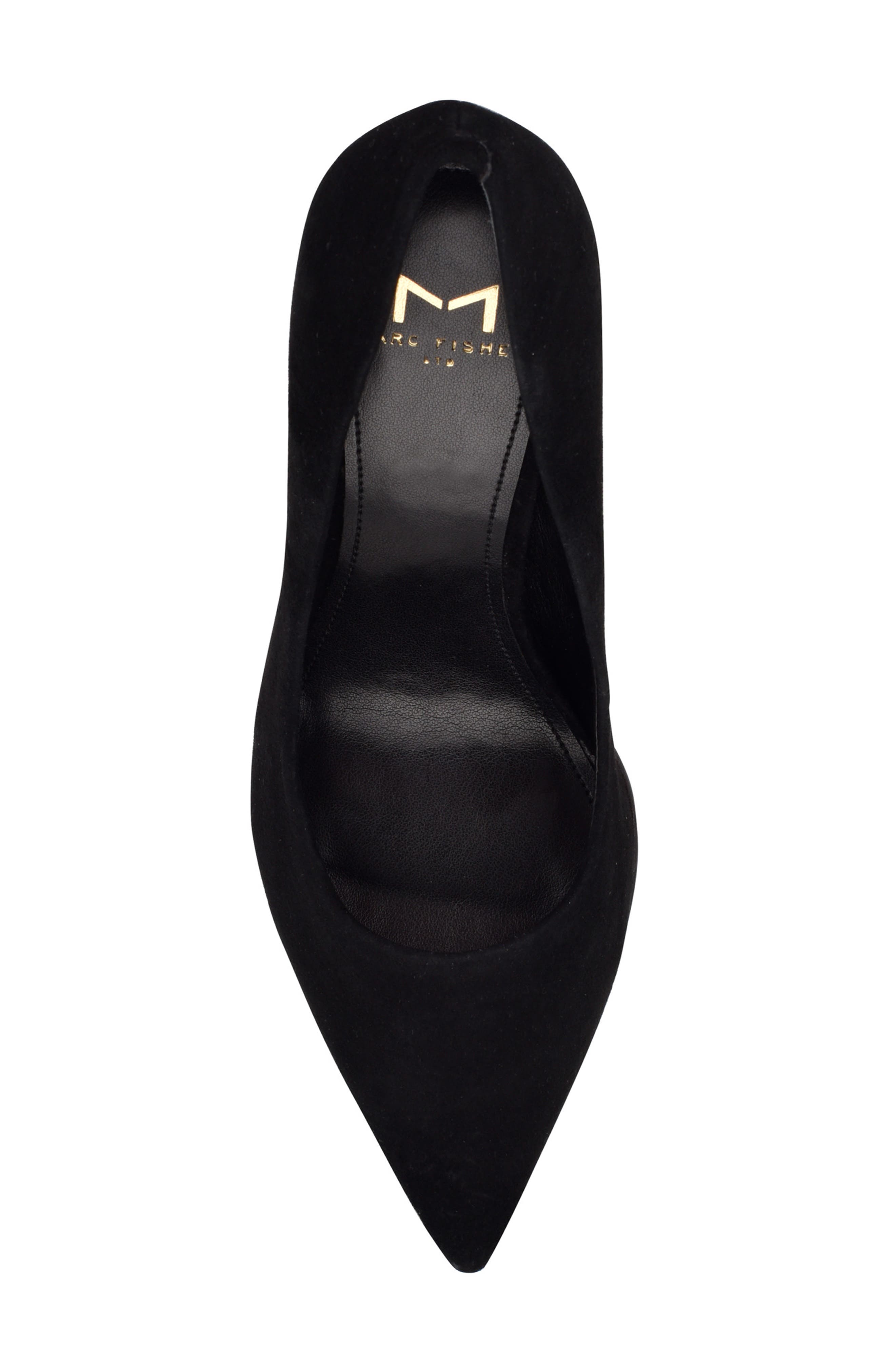 Sassie Pointed Toe Pump, Alternate, color, BLACK