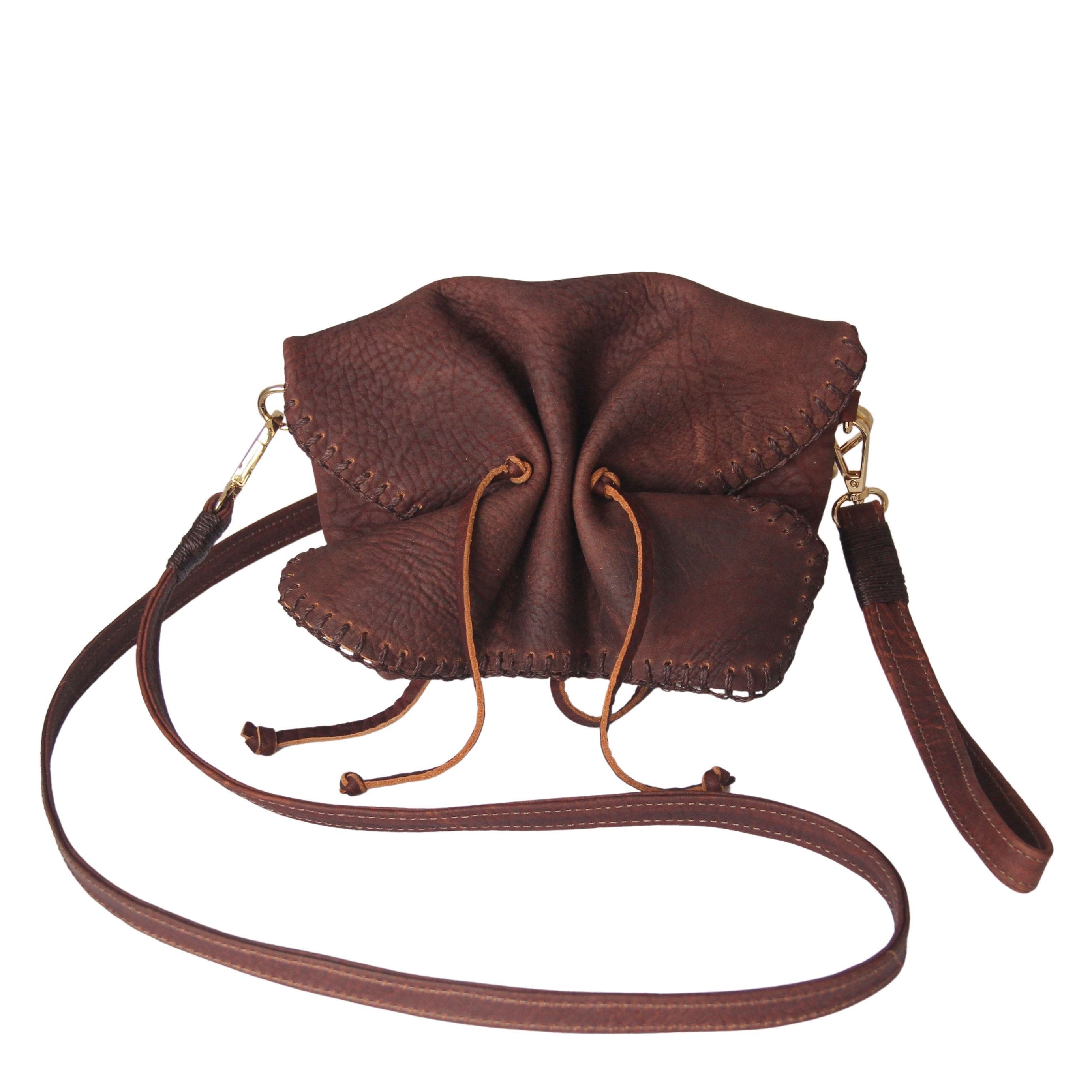 Mini Butterfly Lambskin Bag, Main, color, Wax Brown
