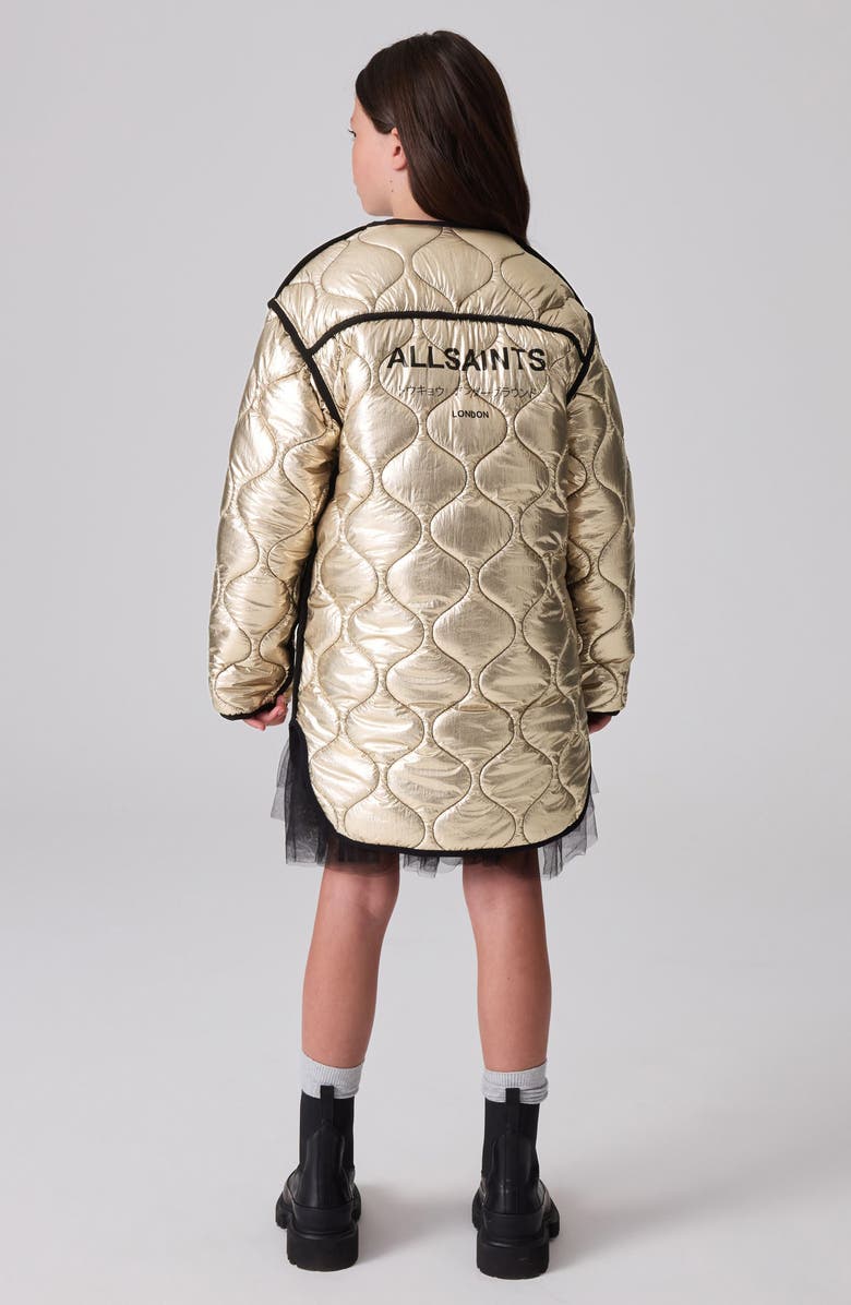 smALLSAINTS by ALLSAINTS Kids' Reversible Quilted Coat, Alternate, color,