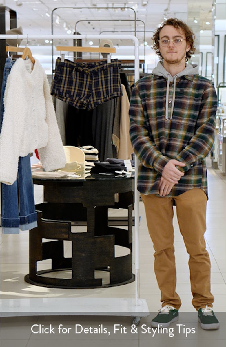 Afterglow Plaid Belted Low Rise Shorts, sales video thumbnail