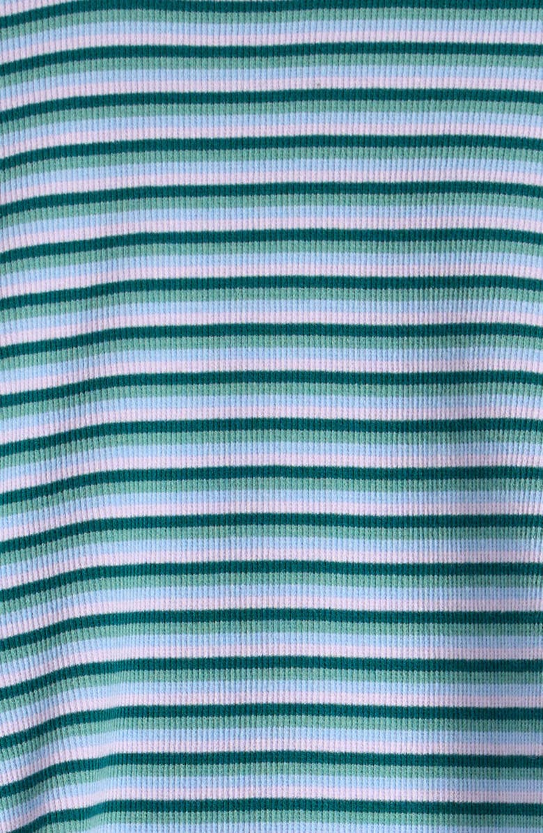 Treasure & Bond Kids' Stripe Ruched T-Shirt Dress, Alternate, color, 