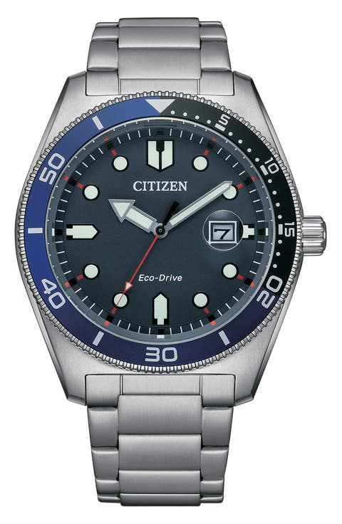 Eco-Drive Classic Sport Bracelet Watch, 43mm