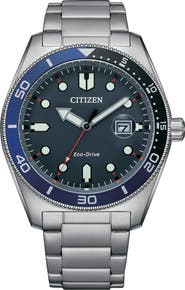 Citizen Eco-Drive Classic Sport Bracelet Watch, 43mm