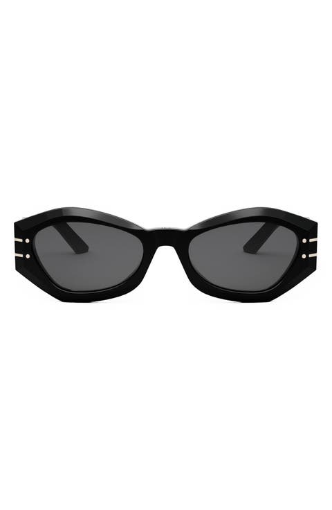 'DiorSignature B1U 55mm Butterfly Sunglasses