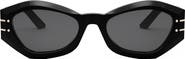 DIOR 'DiorSignature B1U 55mm Butterfly Sunglasses