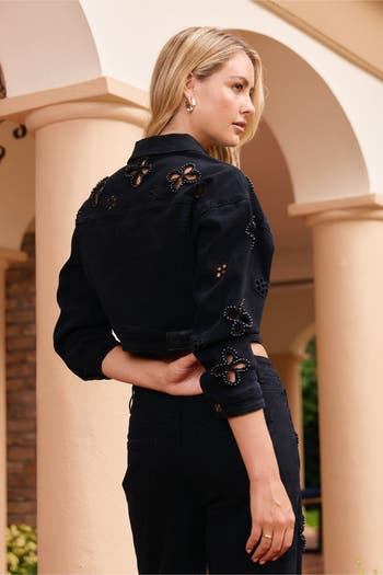 Kaia Pearl Jean Jacket