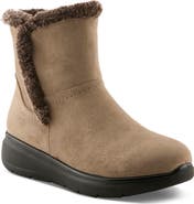 Flexus by Spring Step Daeloriah Water Resistant Faux Fur Bootie