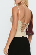 Princess Polly Scorsese Satin Corset Top