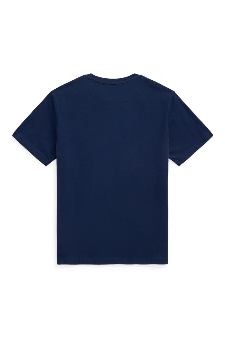 Kids' Polo Bear Graphic T-Shirt, Alternate, color, NAVY