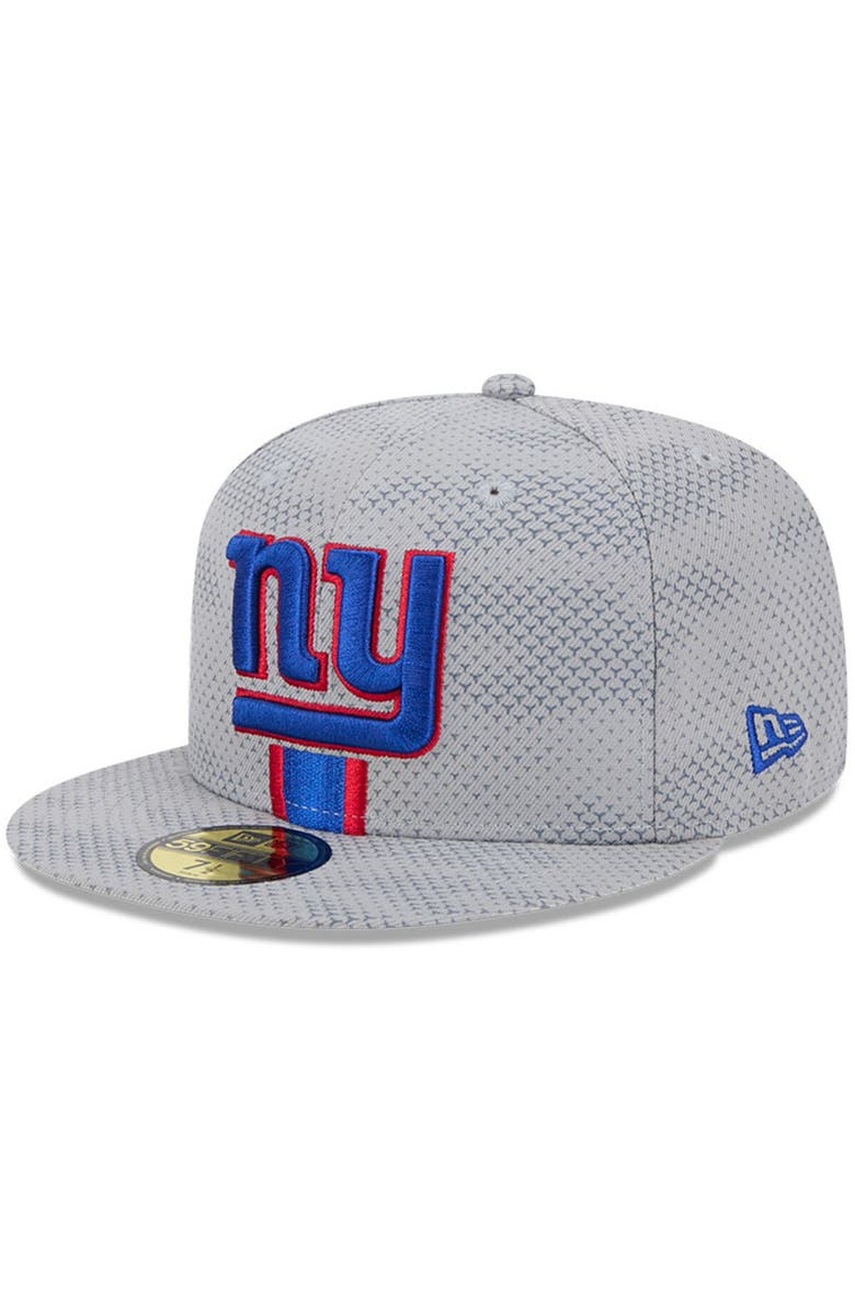 New Era Men's New Era Gray New York Giants 2024 Sideline 59FIFTY Fitted Hat, Main, color, Gray