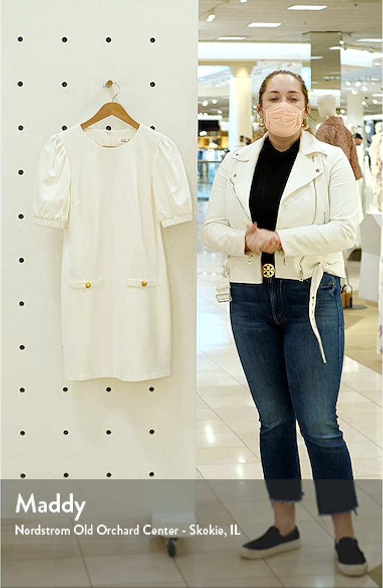 Puff Sleeve A-Line Dress, sales video thumbnail