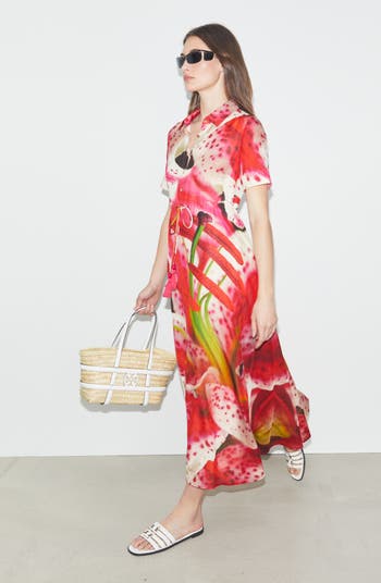 Ella Small Straw Basket Tote