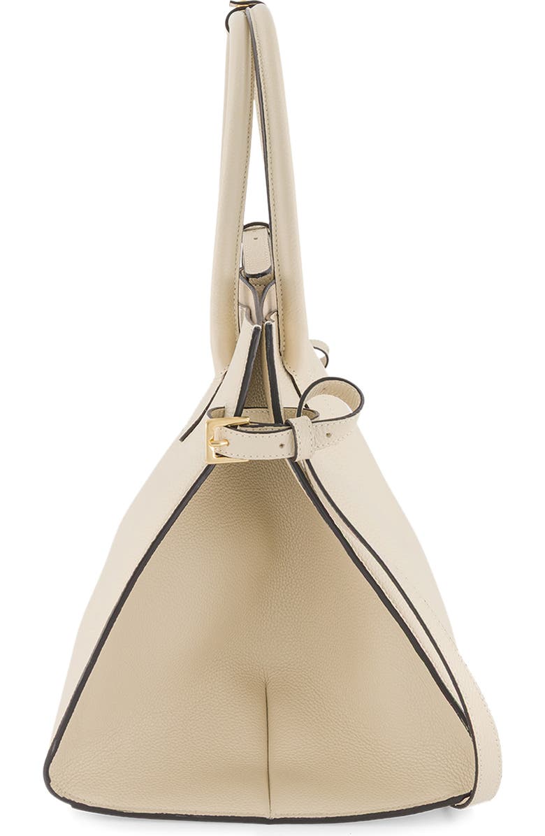 Ree Projects Large Bette Leather Tote, Alternate, color, Beige