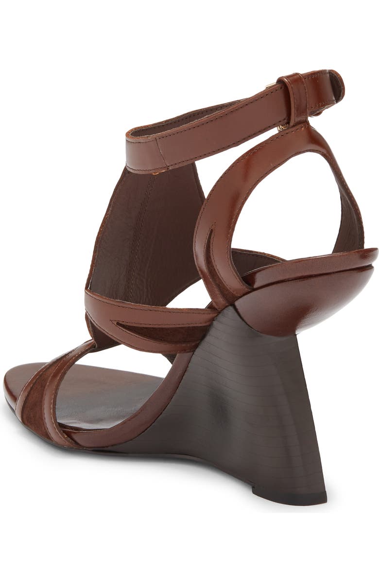 Jeffrey Campbell Tam-Tam Wedge Sandal, Alternate, color, Brown Combo