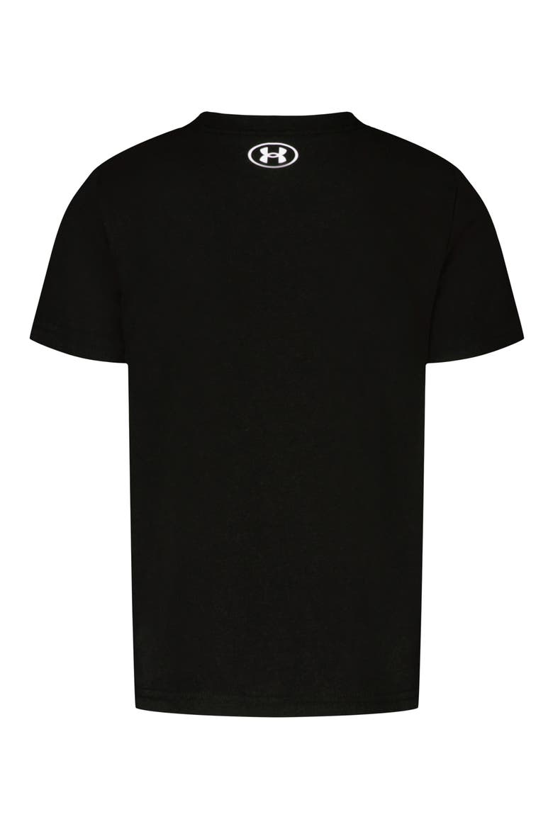Kids' UA Underdogs Performance Graphic T-Shirt, Alternate, color, BLACK