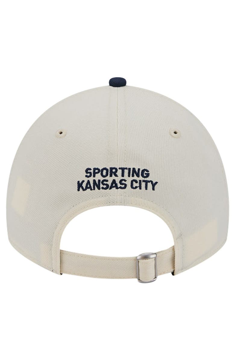 New Era Men's New Era White Sporting Kansas City 2024 Kick Off Collection 9TWENTY Adjustable Hat, Alternate, color, White