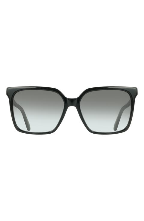 57mm Rectangle Sunglasses