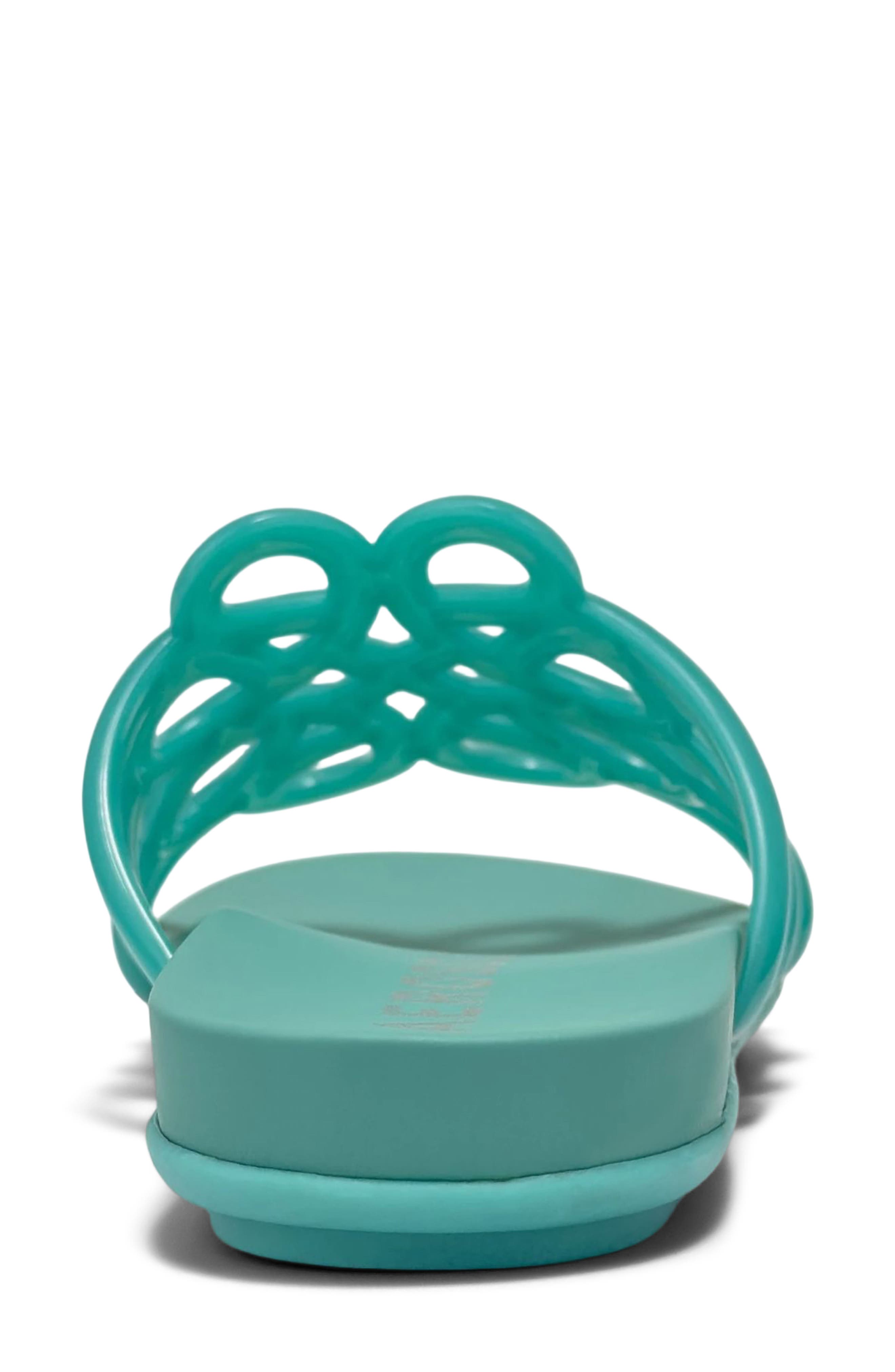 Frida Slide Sandal, Alternate, color, ICE GREEN TRANSLUCENT TPU