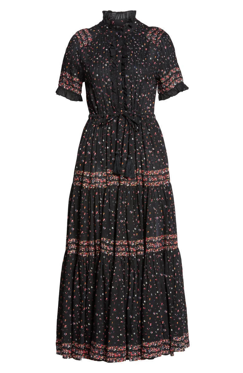 Free People Rare Feeling Pleated Maxi Dress, Alternate, color, 