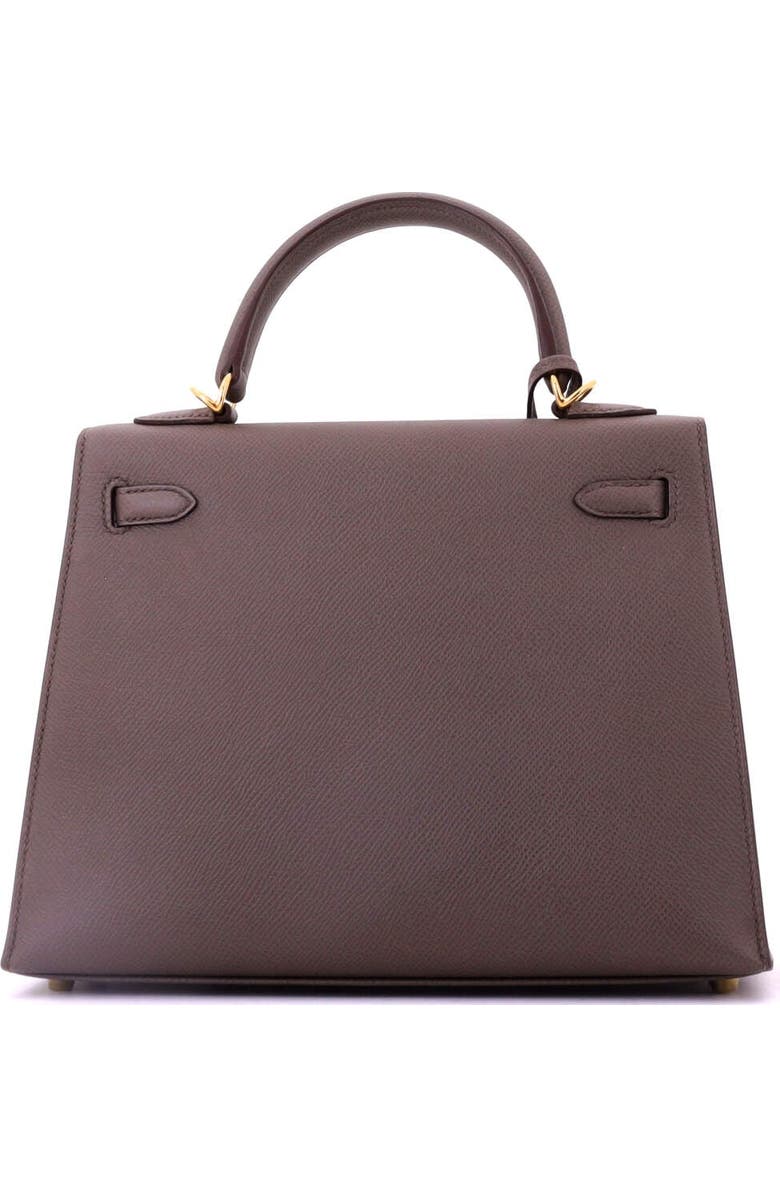 Pre-Owned Hermes Kelly Handbag Grey Epsom with Gold Hardware 25, Alternate, color, Etain
