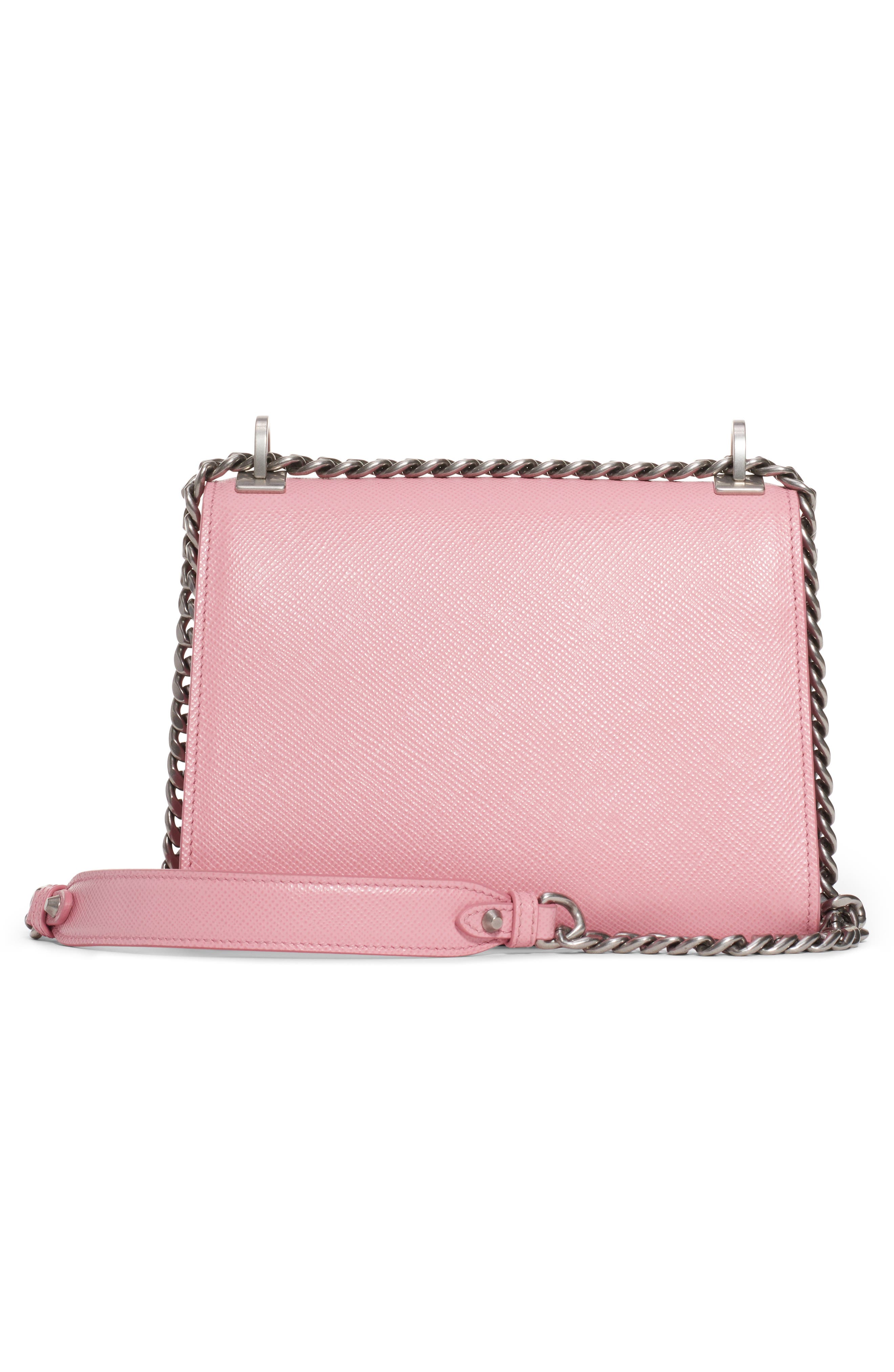 Prada Monochrome Saffiano Leather Shoulder Bag, Alternate, color, 